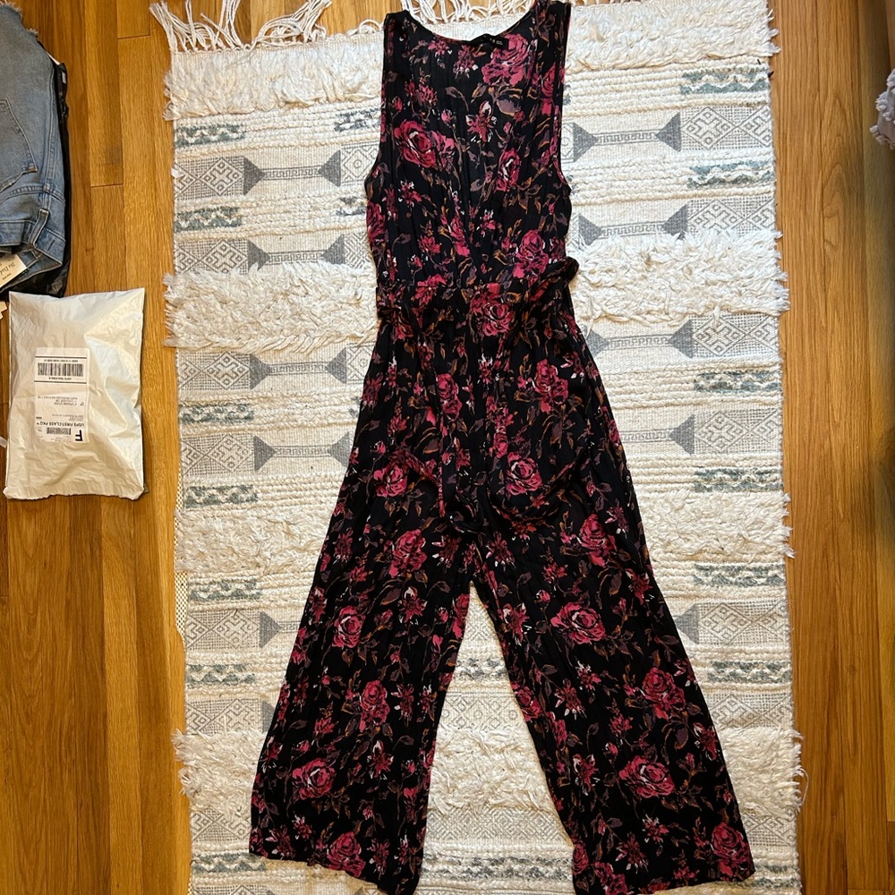 Urban outfitters floral jumpsuit
